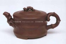 紫砂壶图片：上竹段壶 - 美壶网