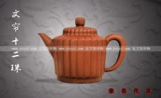 紫砂壶图片：文帘十二珠 - 美壶网