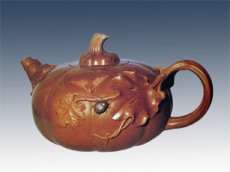 紫砂壶图片：金龟子南瓜 - 美壶网