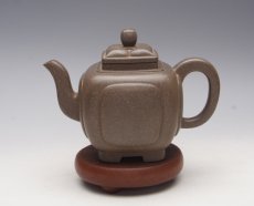 紫砂壶图片：四方凸奎 - 美壶网