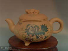 紫砂壶图片：玉兽问鼎 - 美壶网