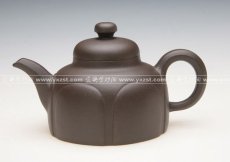 紫砂壶图片：六瓣壶450cc - 美壶网