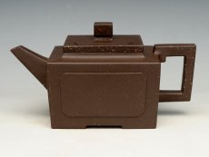 紫砂壶图片：方韵（正方） 泥料... - 美壶网
