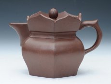 紫砂壶图片：僧帽壶（封底） - 美壶网