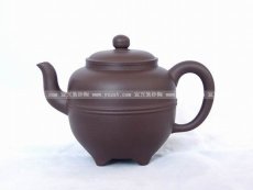 紫砂壶图片：四脚腰线 - 美壶网