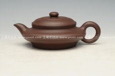 紫砂壶图片：虚扁 - 美壶网