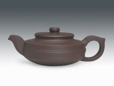 紫砂壶图片：扁腰线 - 美壶网