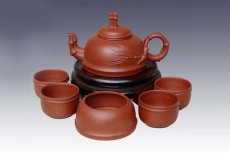 紫砂壶图片：八竹套壶 - 美壶网