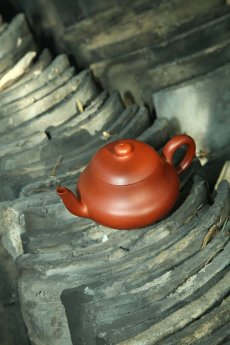 紫砂壶图片：君德 大红袍朱泥 - 美壶网