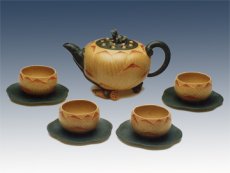 紫砂壶图片：荷花套具 - 美壶网