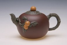紫砂壶图片：巧色枇杷壶 - 美壶网