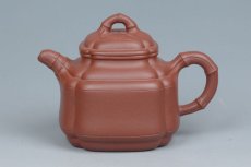 紫砂壶图片：四方竹鼎 - 美壶网