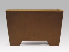 紫砂壶图片：小长四方花盆 - 美壶网