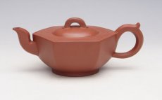 紫砂壶图片：六方陷盖 - 美壶网