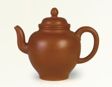 紫砂壶图片：橄榄壶 容量：28... - 美壶网