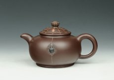 紫砂壶图片：喜从天降（全手工） - 美壶网