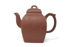 紫砂壶图片：履源方壶 - 美壶网