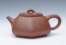 紫砂壶图片：六方石瓢 - 美壶网