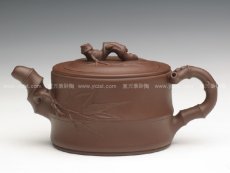 紫砂壶图片：二节竹段 - 美壶网