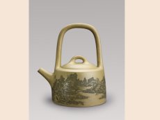 紫砂壶图片：曼生提梁 - 美壶网