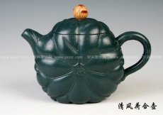 紫砂壶图片：清风荷合壶 - 美壶网