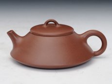 紫砂壶图片：扁石瓢 - 美壶网