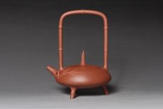 紫砂壶图片：秀竹提梁 - 美壶网