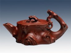 紫砂壶图片：矮梅桩壶 - 美壶网