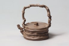 紫砂壶图片：秀竹提梁 - 美壶网