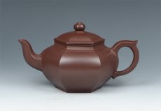 紫砂壶图片：六方笑樱 - 美壶网