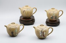 紫砂壶图片：四大美女套壶 - 美壶网