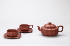 紫砂壶图片：菱花套壶 - 美壶网