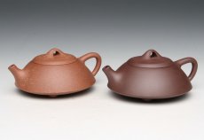 紫砂壶图片：双色石瓢 - 美壶网