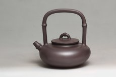 紫砂壶图片：韵竹提梁 - 美壶网
