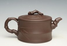 紫砂壶图片：竹段1  800cc - 美壶网