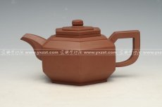 紫砂壶图片：六方抽盖 - 美壶网