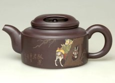 紫砂壶图片：八仙过海之张果老 - 美壶网