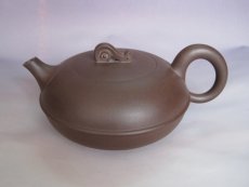 紫砂壶图片：线圆如意 400CC - 美壶网