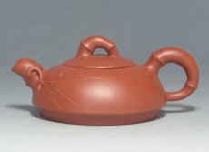 紫砂壶图片：扁竹 200CC - 美壶网