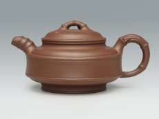 紫砂壶图片：双线竹鼓 - 美壶网