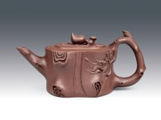 紫砂壶图片：寿桃桩 - 美壶网