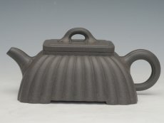紫砂壶图片：汉风壶青灰 - 美壶网