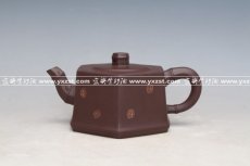 紫砂壶图片：六方竹段 - 美壶网