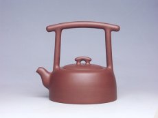 紫砂壶图片：井栏提梁 - 美壶网