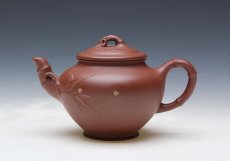 紫砂壶图片：笑樱竹节 - 美壶网