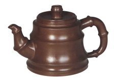 紫砂壶图片：高竹壶 - 美壶网