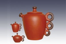 紫砂壶图片：钟灵毓秀对壶之钟灵壶 - 美壶网