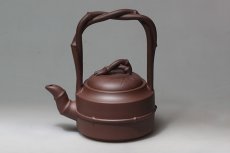 紫砂壶图片：双竹提梁 - 美壶网