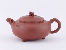 紫砂壶图片：竹韵壶 - 美壶网