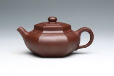 紫砂壶图片：大彬六方壶 - 美壶网